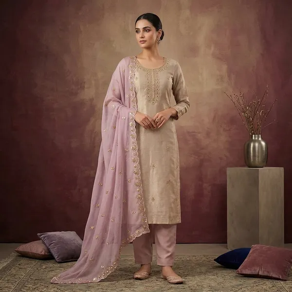 Lavender_Tissue_Cutdana_Unstitched_Dress_Material_With_Matching_Bottom_And_Dupatta