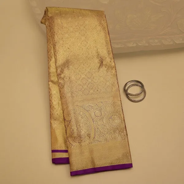 Gold_Dharmavaram_Tissue_Silk_Saree