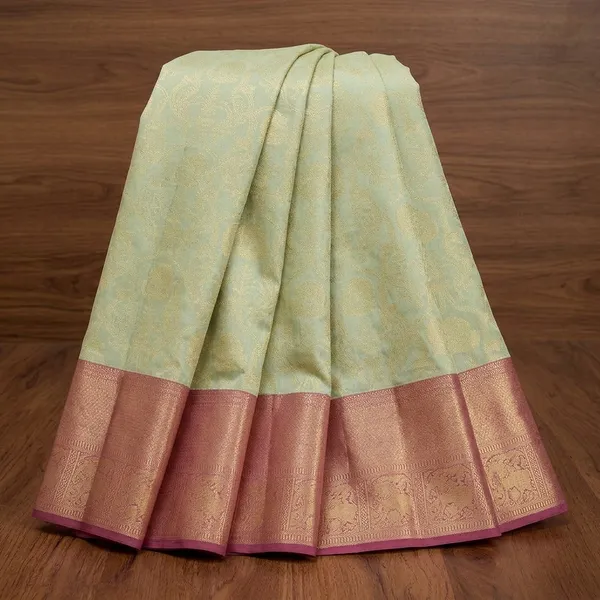 Sea_Green_Dharmavaram_Art_Silk_Saree