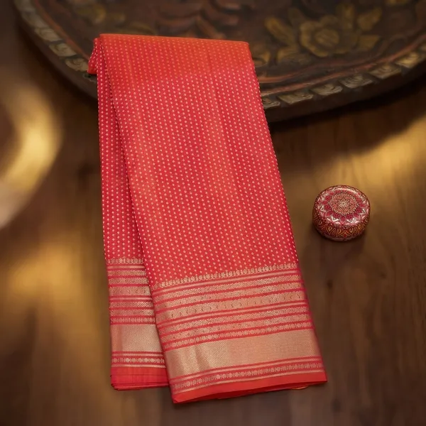Orange_Zariwork_Gold_Pure_Silk_Silk_Saree