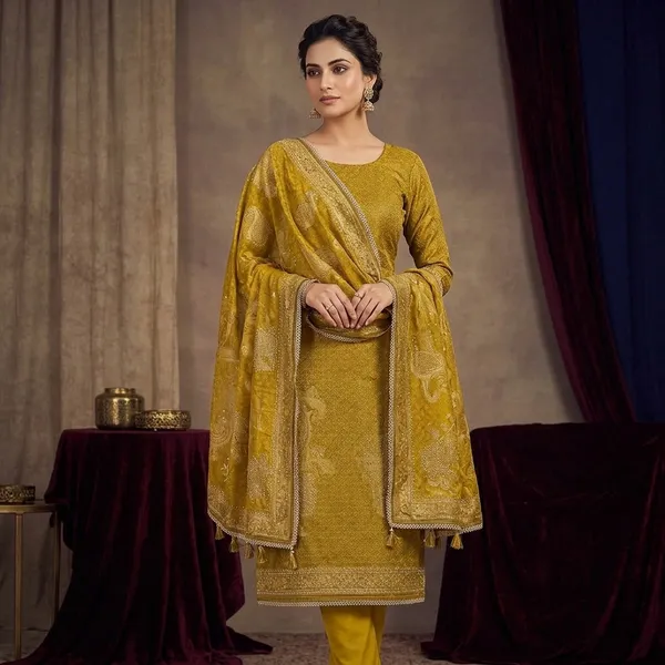 Mustard_Zariwork_Gold_Dola_Silk_Unstitched_Salwar_Suit