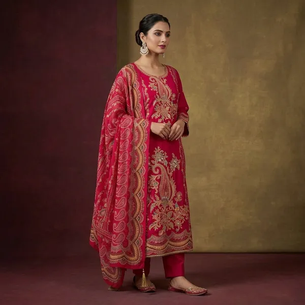 Rani_Pink_Zariwork_Gold_Dola_Silk_Unstitched_Salwar_Suit