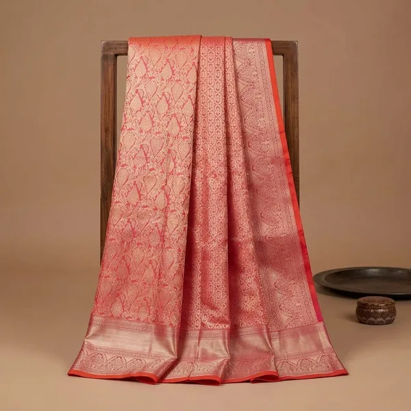 Orange_Zariwork_Gold_Silk_Silk_Saree