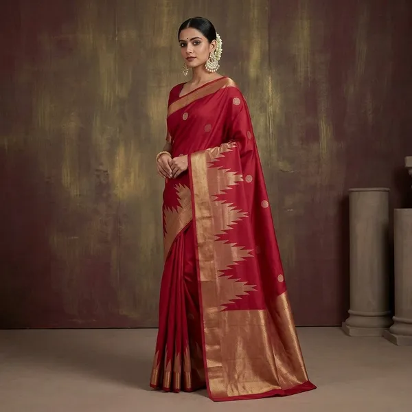Red_Zariwork_Gold_Silk_Silk_Saree