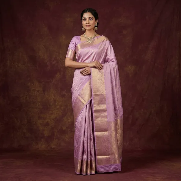 Lavender_Zariwork_Silver_Silk_Silk_Saree