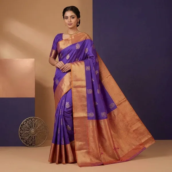 Royal_Blue_Zariwork_Gold_Silk_Silk_Saree