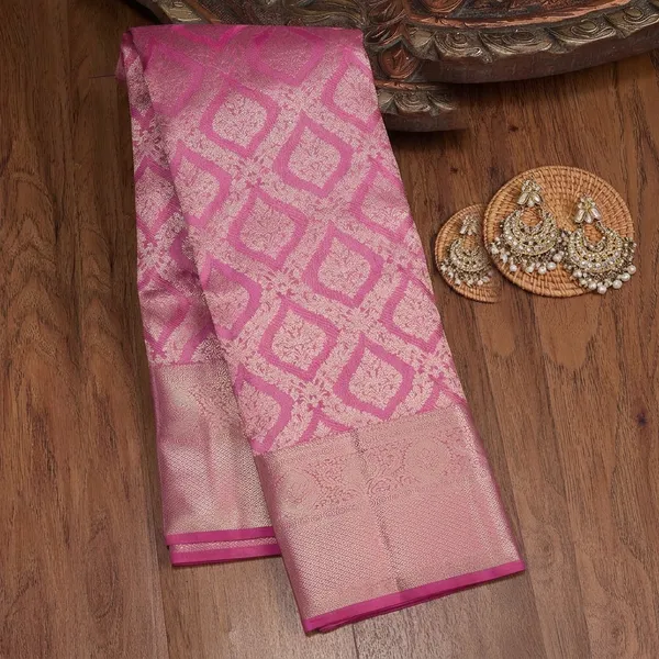 Pink_Zariwork_Gold_Pure_Silk_Silk_Saree