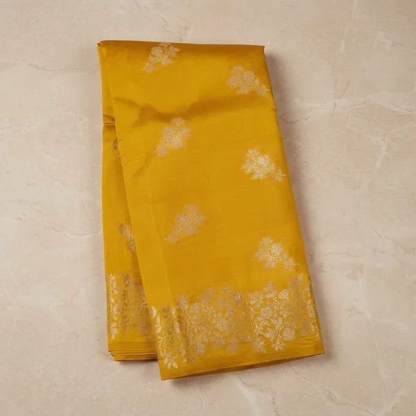 Mustard_Zariwork_Gold_Pure_Silk_Silk_Saree