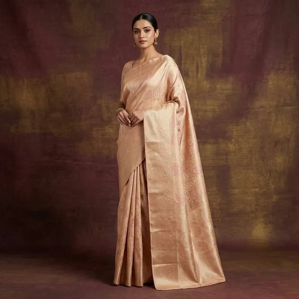 Beige_Zariwork_Silver_Silk_Silk_Saree