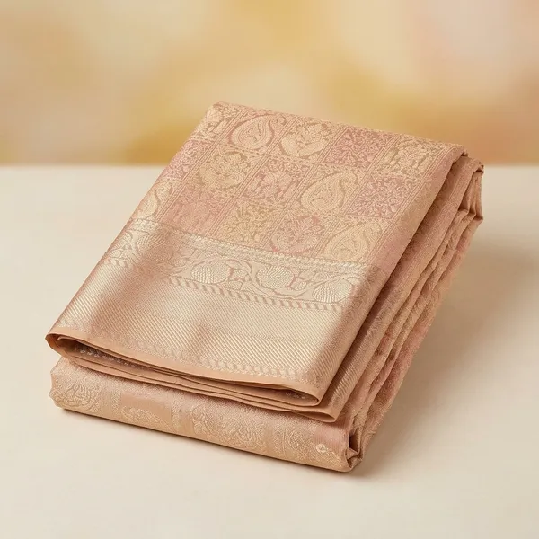 Beige_Zariwork_Silver_Silk_Silk_Saree