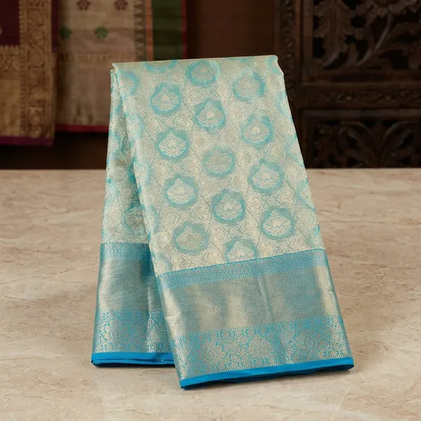 Blue_Zariwork_Gold_Silk_Silk_Saree