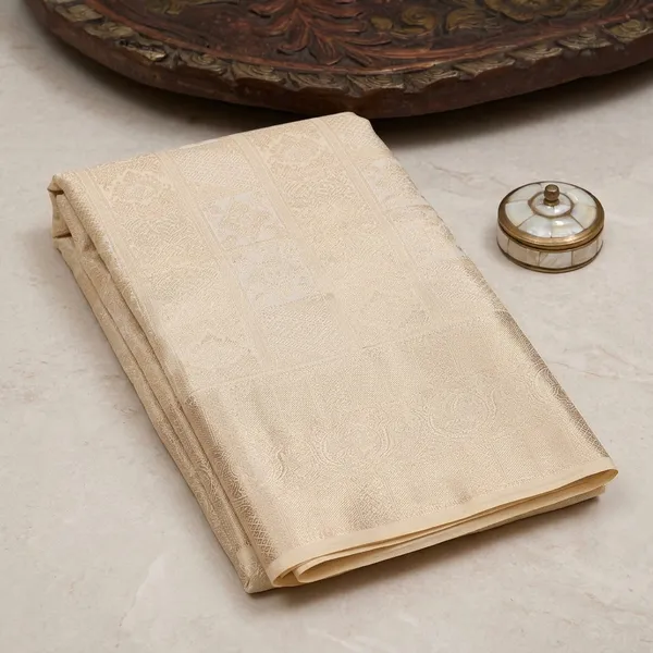 Cream_Zariwork_Silver_Silk_Silk_Saree