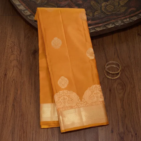 Mustard_Zariwork_Gold_Pure_Silk_Silk_Saree