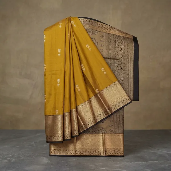 Mehendi_Zariwork_Gold_Silk_Silk_Saree