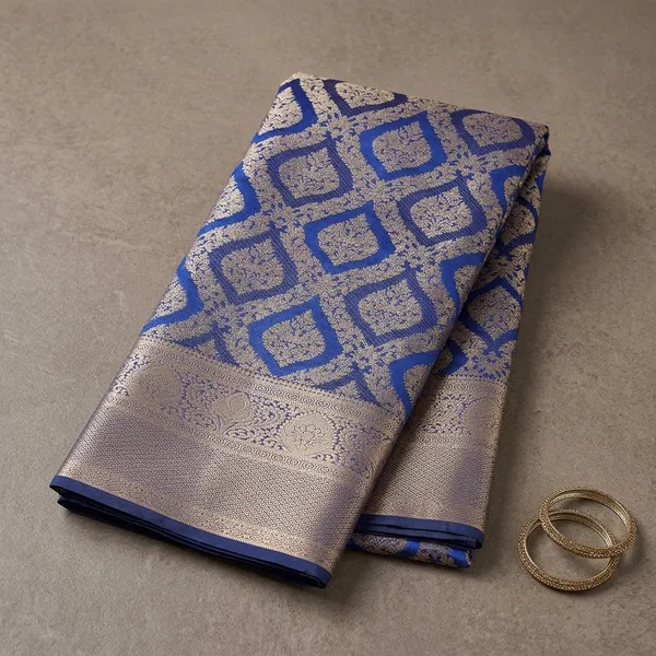 Royal_Blue_Zariwork_Gold_Pure_Silk_Silk_Saree