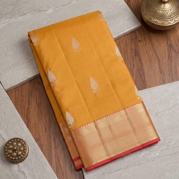 Mustard_Zariwork_Gold_Pure_Silk_Silk_Saree
