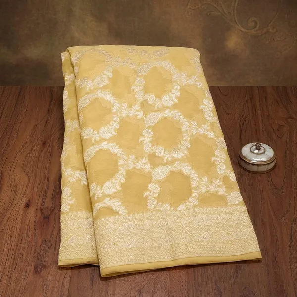 Gold_Zariwork_Silver_Silk_Silk_Saree