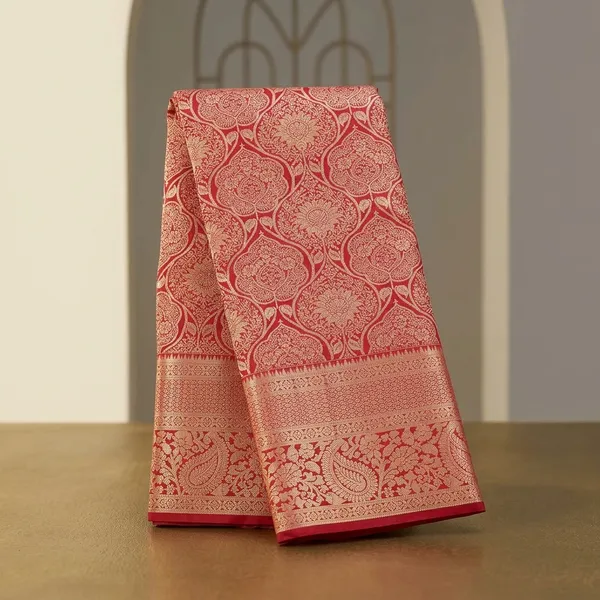 Maroon_Zariwork_Gold_Silk_Silk_Saree