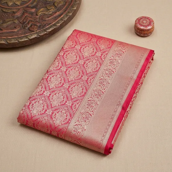 Rani_Pink_Zariwork_Gold_Silk_Silk_Saree