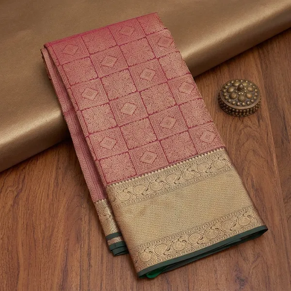 Wine_Kanjivaram_Pure_Silk_Saree