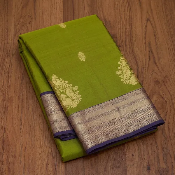 Mehendi_Zariwork_Gold_Silk_Silk_Saree