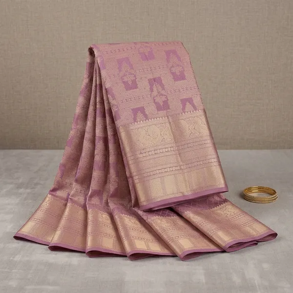 Mauve_Kanjivaram_Pure_Silk_Saree