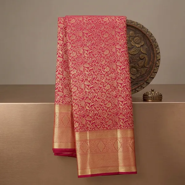 Rani_Pink_Dharmavaram_Pure_Silk_Saree