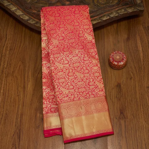 Rani_Pink_Zariwork_Gold_Silk_Silk_Saree