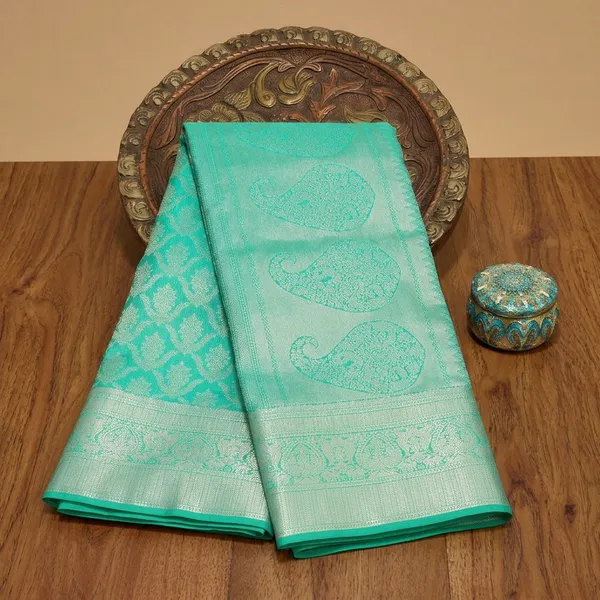 Sky_Blue_Zariwork_Gold_Silk_Silk_Saree