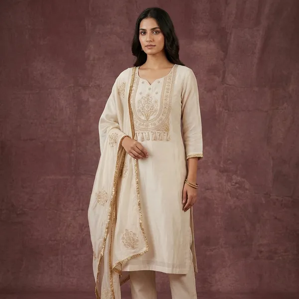 Beige_Zariwork_Gold_Tissue_Unstitched_Salwar_Suit