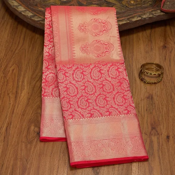 Rani_Pink_Zariwork_Gold_Silk_Silk_Saree