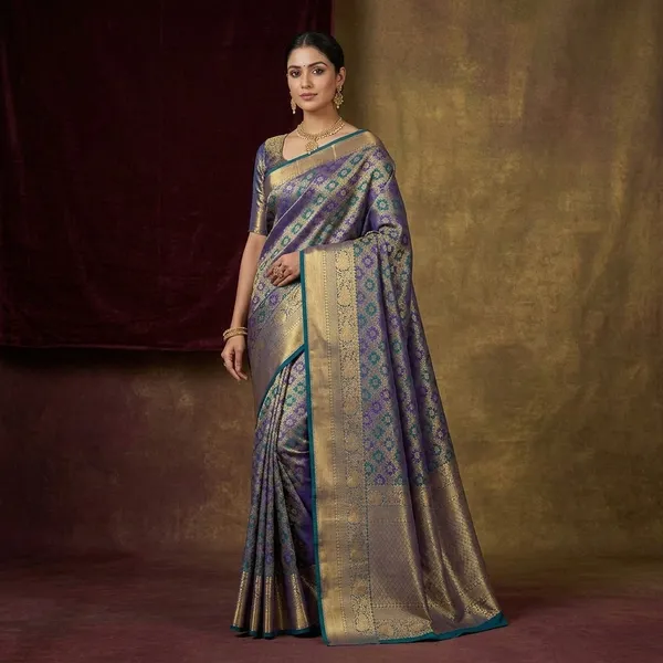 Sky_Blue_Zariwork_Gold_Silk_Silk_Saree