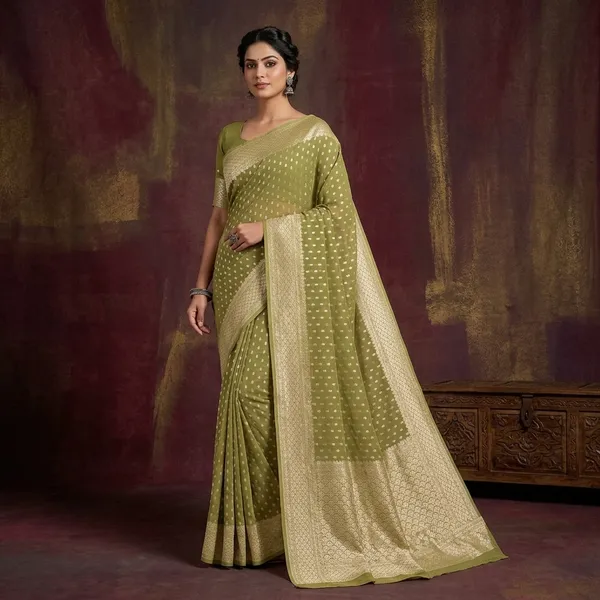Pista_Green_Zariwork_Gold_Pure_Silk_Saree