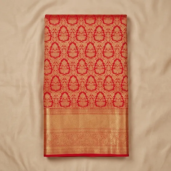 Red_Zariwork_Gold_Pure_Silk_Saree