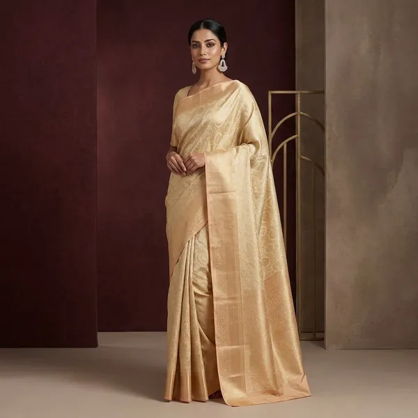 Gold_Zariwork_Gold_Pure_Silk_Saree