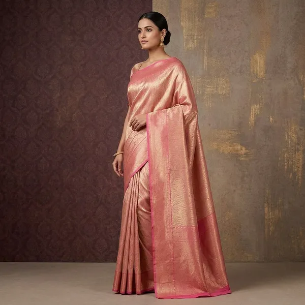 Pink_Dharmavaram_Pure_Silk_Saree