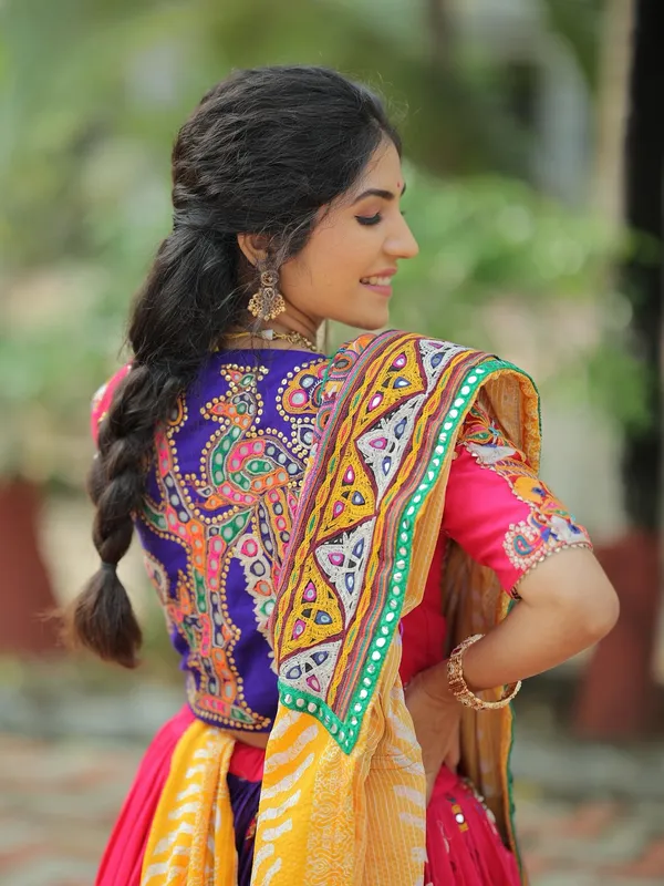 Women's_Premium_Pink_&_Yellow_Embroidered_Chaniya_Choli_with_Dupatta