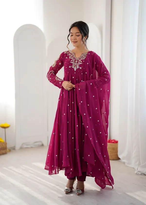 Women's_Premium_Wine_Embroidered_Anarkali_Suit_with_Dupatta