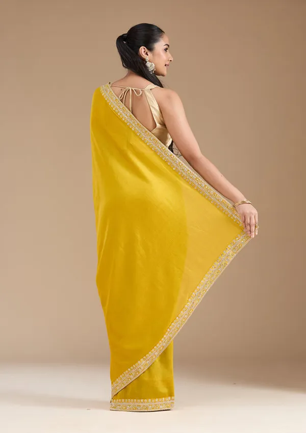 Mustard_Soft_Raw_Silk_Gold_Zariwork_Saree_With_Matching_Blouse_Piece