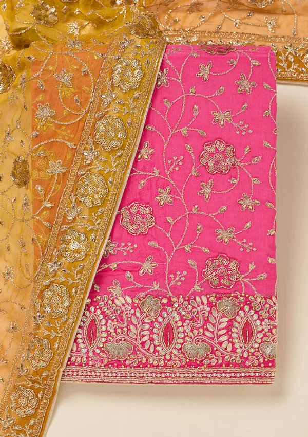 Pink_Multi_Georgette_Zariwork_Unstitched_Dress_Material_With_Matching_Bottom_And_Dupatta