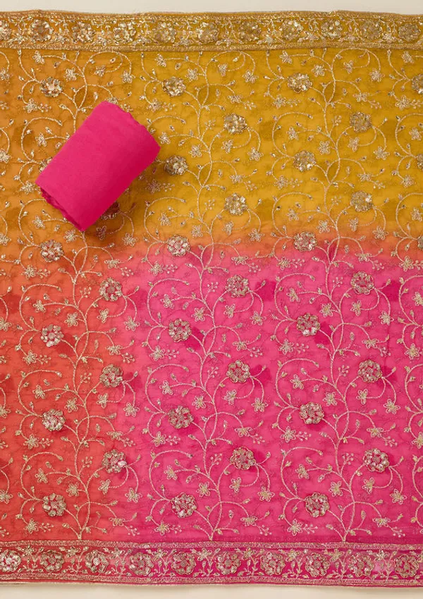 Pink_Multi_Georgette_Zariwork_Unstitched_Dress_Material_With_Matching_Bottom_And_Dupatta