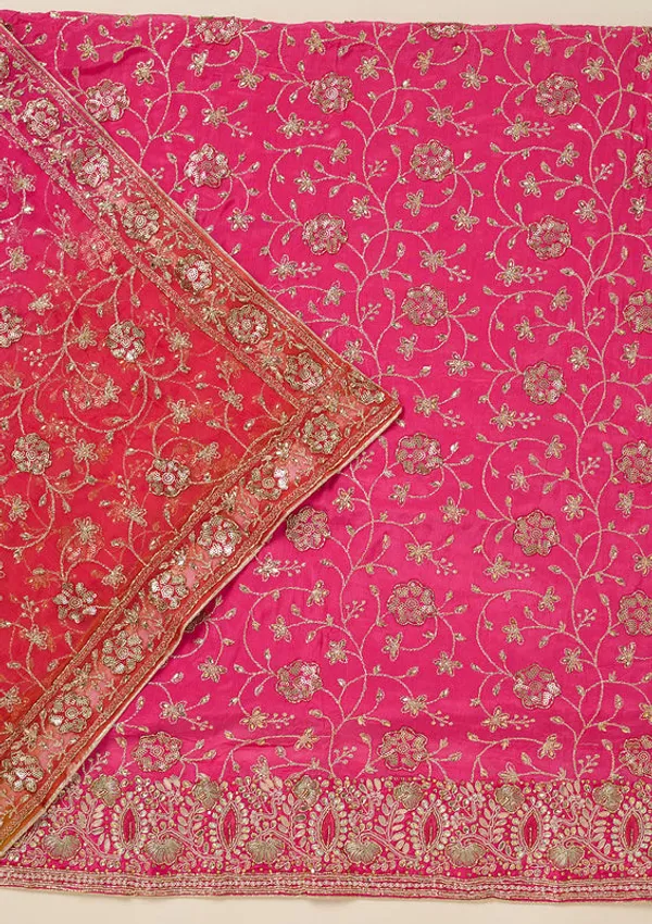 Pink_Multi_Georgette_Zariwork_Unstitched_Dress_Material_With_Matching_Bottom_And_Dupatta