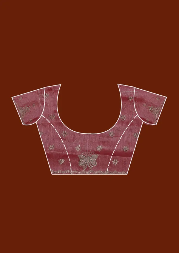 Pink_Organza_Gold_Stonework_Saree_With_Matching_Blouse_Piece