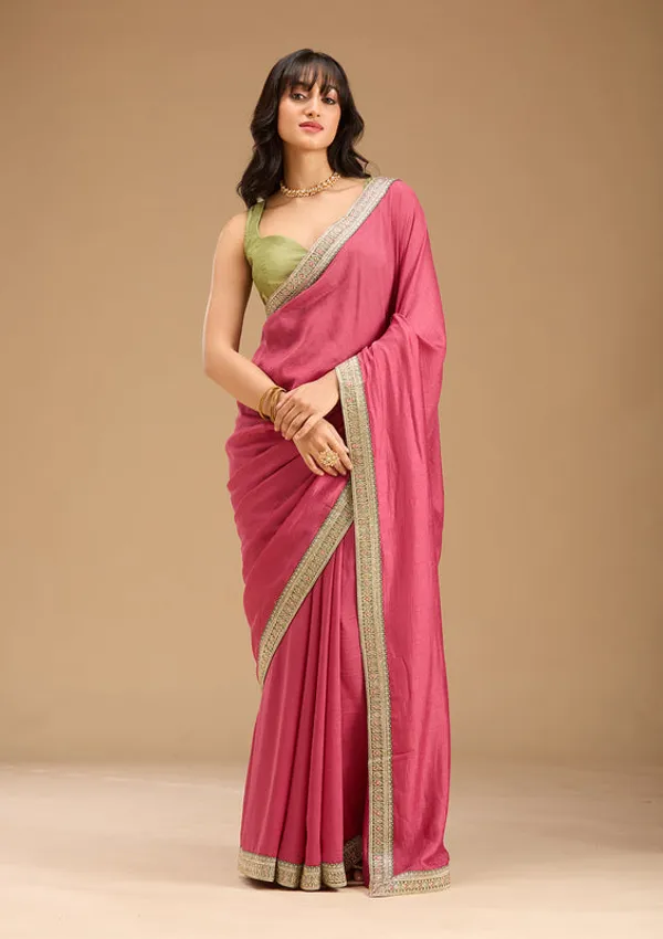 Onion_Pink_Soft_Raw_Silk_Gold_Zariwork_Saree_With_Matching_Blouse_Piece