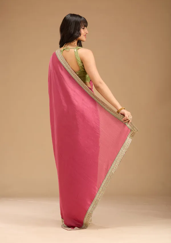 Onion_Pink_Soft_Raw_Silk_Gold_Zariwork_Saree_With_Matching_Blouse_Piece