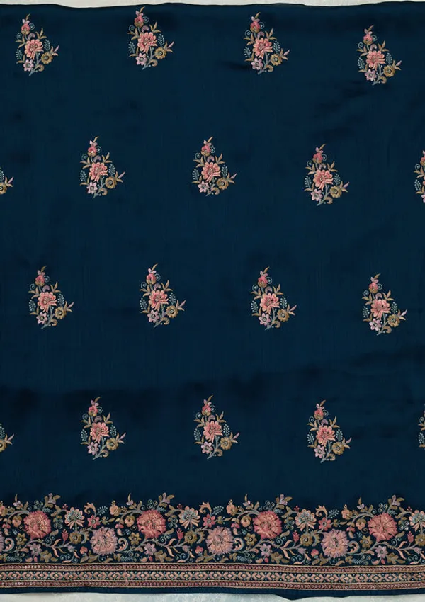 Navy_Blue_Chinon_Kashmiri_Unstitched_Dress_Material_With_Matching_Bottom_And_Dupatta