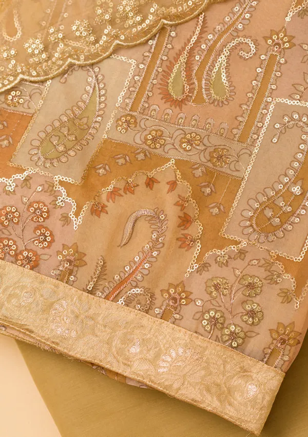 Gold_Tissue_Floral_Sequins_Unstitched_Dress_Material_With_Matching_Bottom_And_Dupatta