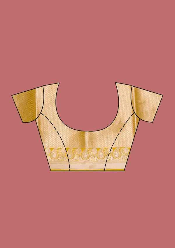 Mustard_Soft_Raw_Silk_Bandhej_Gold_Zariwork_Saree_With_Matching_Blouse_Piece