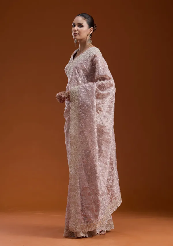 Mauve_Tissue_Cording_Saree_With_Matching_Blouse_Piece