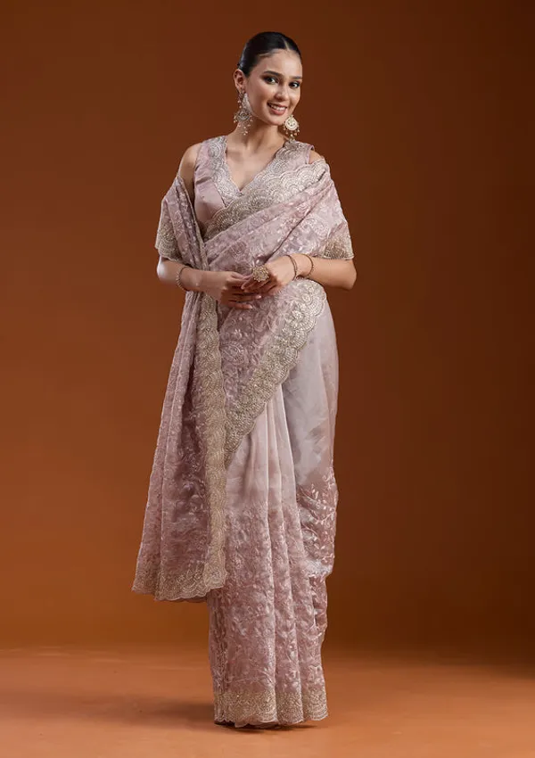 Mauve_Tissue_Cording_Saree_With_Matching_Blouse_Piece
